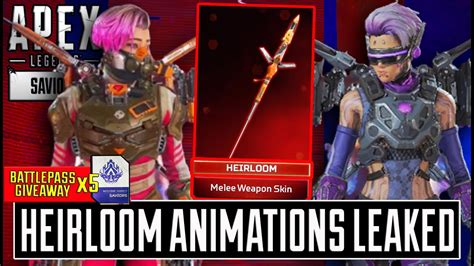 Apex Legends Official Valkyrie Heirloom Animations Leaked Heirloom Release Date Youtube