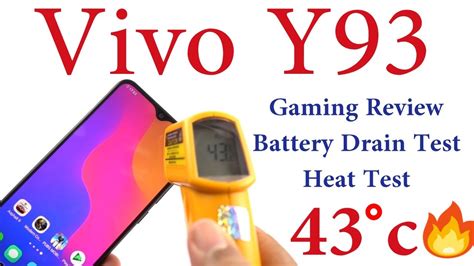 Vivo Y93 Gaming Review Battery Drain Test Heat Test Youtube