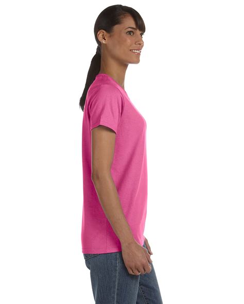 Gildan Womens T Shirt Short Sleeves Heavy Cotton Ladies 53 Oz Missy Fit Mg500l Ebay