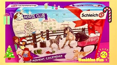 Schleich Horse Club Advent Calendar Unboxing Days 1 24 Youtube