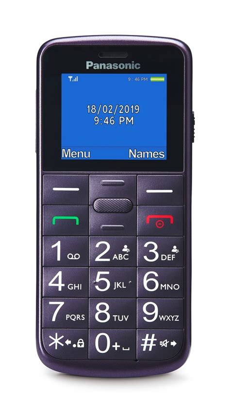 Panasonic Kx Tu110exv Fiolet Telefon Dla Seniora 9003696560
