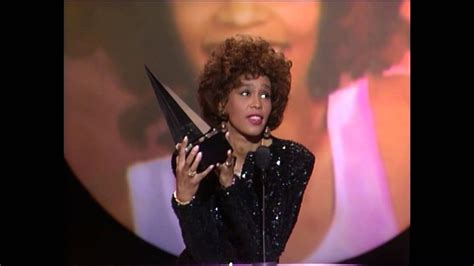 Whitney Houston Wins Soul Randb Female Amas 1989 Youtube