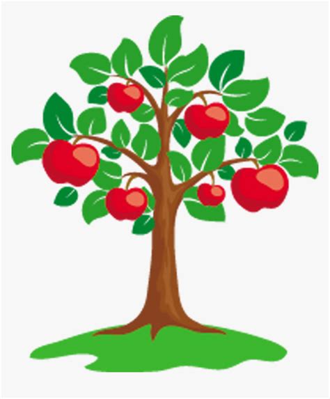 Apple Tree Clip Art Small Apple Tree Clipart Hd Png Download