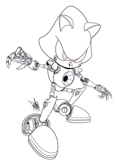 25 Desenhos Do Metal Sonic Para Imprimir E Colorir E Pintar