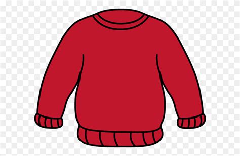 Red Sweater Clip Art Sweater Png Flyclipart