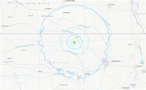 38 Magnitude Earthquake Hits North Central Kansas Ksnt News