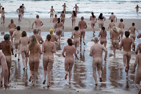 Naked Swimmers Brave Freezing Temperatures In World Record Skinny Dip