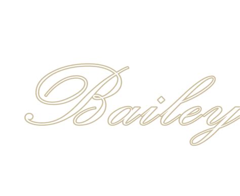 Bailey Ez Lettering