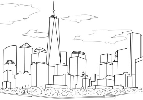 Le paysage de NewYork à porté de main, grâce à ce coloriageA partir de