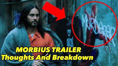 Morbius Trailer Reaction Breakdown And Thoughts Youtube