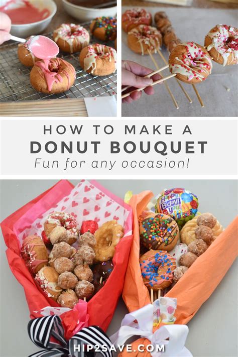 Skip The Flowers And Create A Diy Donut Bouquet Artofit