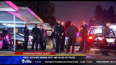 Sdpd Officer Fatally Shoots Knife Wielding Woman Cbs News 8 San