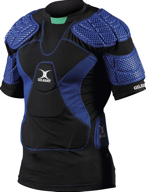 Gilbert Virtuo 12 Body Armour Rugby Protection Vest Lightweight Padded