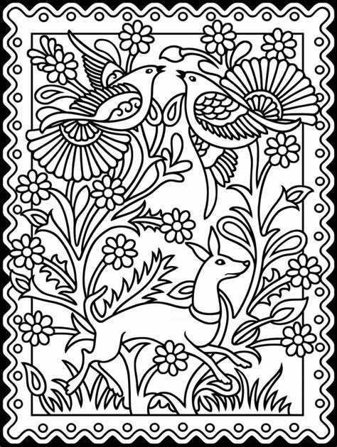 Mexican people are known for their delicious cuisine as well as their contributions to society, through athletes like oscar de la hoya 20% off all wall art! Mexican Folk Art Coloring Pages - Coloring Home