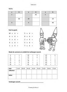 7 ideeën over Keersommen kleurplaat tafels oefenen hoofdrekenen