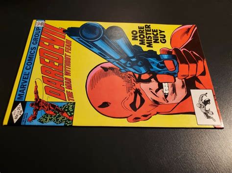 Daredevil 184 1982 Vfnm 90 Gun Cover 2nd Meeting With Punisher