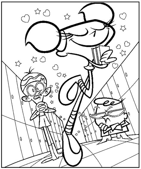 Choose from the best free dexters laboratory coloring pages and print them out. Dexter Laboratory Coloring Pages