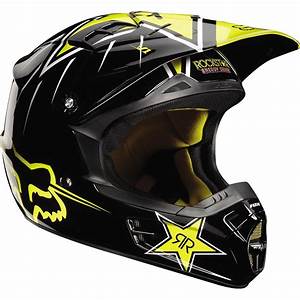Fox Racing V1 Rockstar Youth Helmet Chapmoto Com Dirt Bike Riding