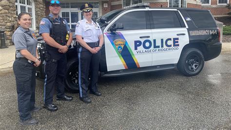 Ridgewood Police Department Unveils 1st Pride Themed Patrol Vehicle