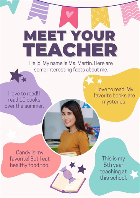 Meet The Teacher Flyer Template Free