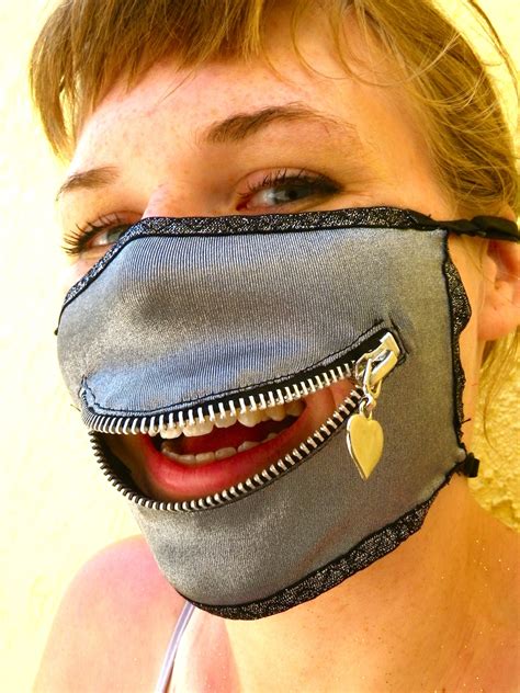 freaky zippered masks made by julianne