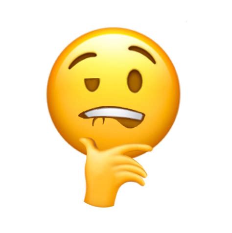Tiktok Lip Bite Meme Emoji