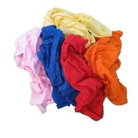 Waste Clothes Used Old Cotton T Shirt Cutting Cloth For Cleaning