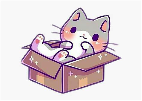 Transparent Kawaii Bed Clipart Kawaii Cute Cat Drawing Hd Png