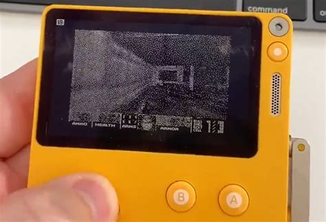 Doom Has Been Ported To Playdate The Handheld With A Crank Controller