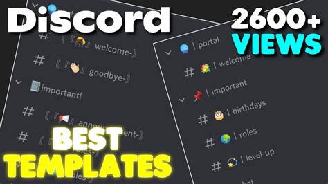 Best Templates For Your Discord Server Youtube