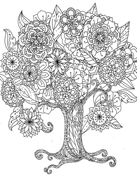 Pin By Stonie Weinberg On Malbilder Ausmalbilder Tree Coloring Page Designs Coloring Books