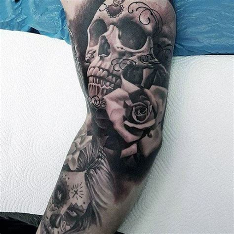 If you live in a big city, there is a high possibility that you already saw someone with a painting like that on his body. 100 Sugar Skull Tattoo Designs For Men - Cool Calavera Ink ...