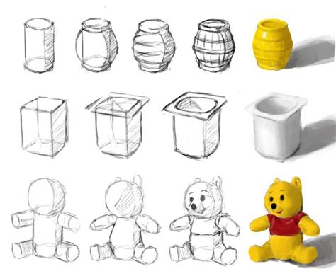 Tutorial How To Draw From Reference Geometric Shapes Drawing Object