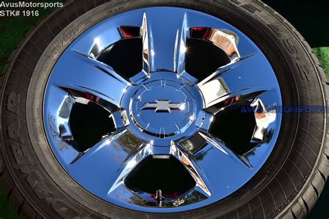 20 Chevrolet Silverado 1500 Oem Factory Chrome Wheels Tahoe Gmc Sierra
