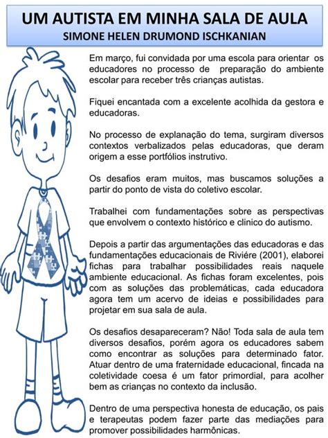 91 Autismo E Sala De Aula Adaptação Por Simone Helen Drumond