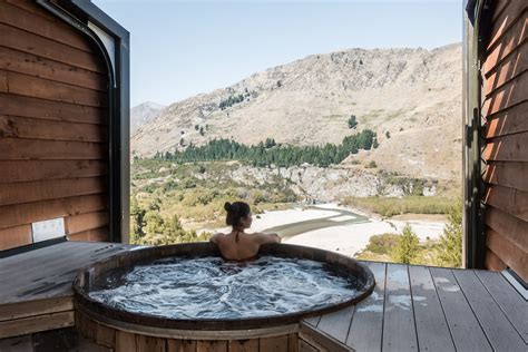 Relaxation At The Onsen Hot Pools Queenstown New Zealand