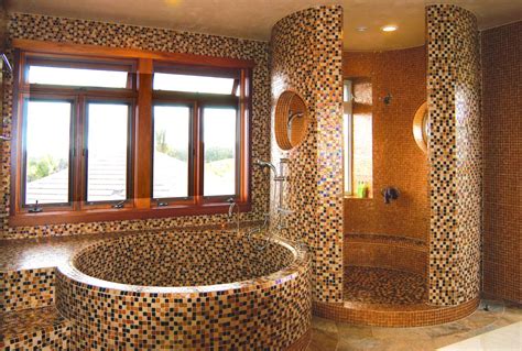 Beautiful modern bathroom in australian mansion. Luxury Exotic Tiles for a Beautiful Bathroom | Modern Home ...