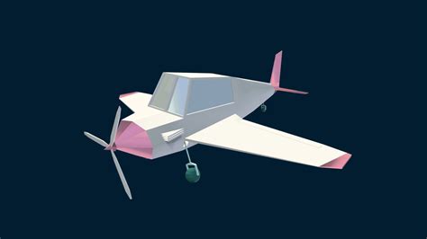 Low Poly Plane Download Free 3d Model By Biomonger Abea105 Sketchfab