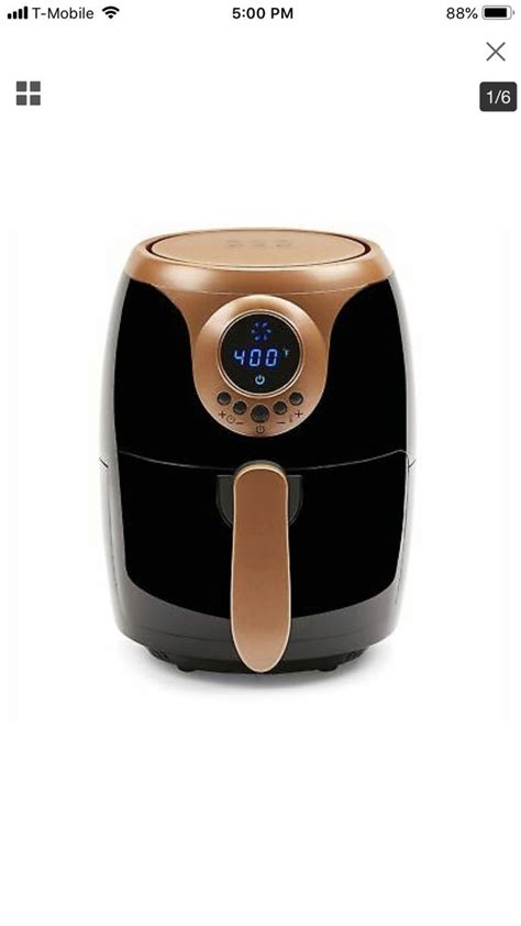 Copper chef 2 qt black and copper air fryer. Copper Chef Power Air Fryer 2qt - Never Used Still in ...