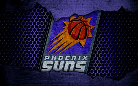 Download Wallpapers Phoenix Suns 4k Logo Nba Basketball Western