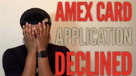 Would getting them back to back severely hurt me in the long term? American Express DENIED My Credit Card Application! Here's Why! - YouTube