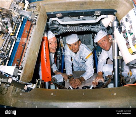 Apollo 11 Crew Training June 1969 Apollo 11 Prime Crew Posing For A