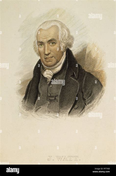 James Watt 1736 1819 Nscottish Engineer And Inventor French Color