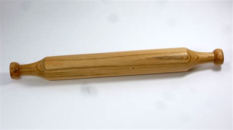 Handmade Wooden Rolling Pin English Wild Cherry Tommy Woodpecker Woodworks