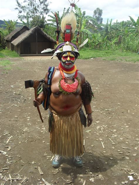 The Highlands Of Papua New Guinea Colorful Woman