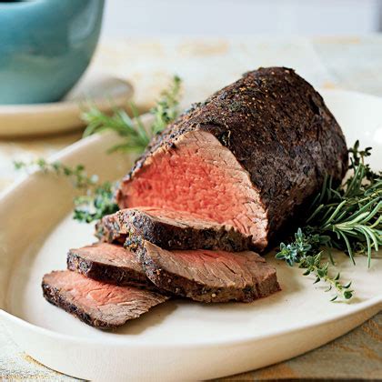 —lily julow, lawrenceville, georgia homerecipesdishes & beverag. Thyme & Spice-Rubbed Roast Beef Tenderloin au Jus Recipe ...