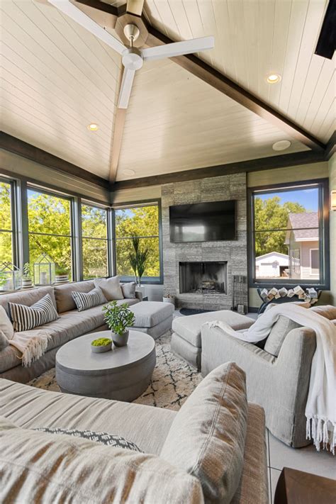 Chic Riverfront Condo Contemporary Sunroom Other By Abk