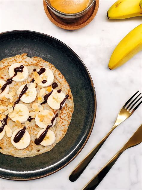 Spelt Boekweit Pannenkoeken Met Chocolade En Banaan Jorinde Adds Flavr