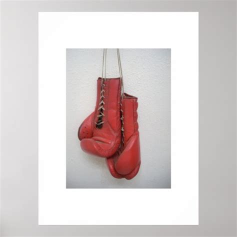 Boxing Gloves Poster Zazzle