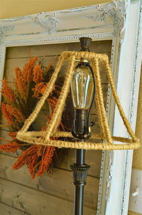 Deconstructed A Jute Rope Wrapped Lampshade Story Diy Lamp Shade